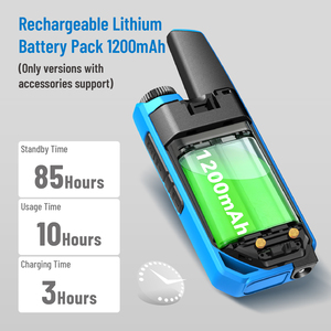 Talkie-walkie <span class=keywords><strong>portable</strong></span> TG-FR1, 2 options de batterie, radio bidirectionnelle PMR FRS pour la communication en extérieur - Product Image 6