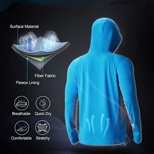 Camiseta de Pesca Personalizada Sublimada de Spandex y Poliéster Transpirable para Hombre, Camiseta de Pesca con Protección UV para Niños, Camisetas de Pesca Ligeras - Product Image 6