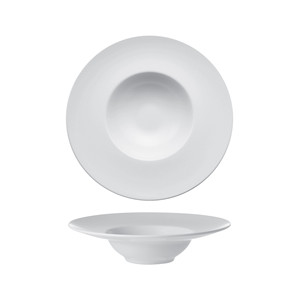 Bol à pâtes Monaco blanc 28 cm, intérieur 15 cm, en grès M1934 - Product Image 1