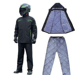 Garder au <span class=keywords><strong>chaud</strong></span> ensemble de vêtements de <span class=keywords><strong>pluie</strong></span> de <span class=keywords><strong>moto</strong></span> imperméable respirant coupe-vent veste <span class=keywords><strong>pantalon</strong></span> pour randonnée voyage réfléchissant sécurité manteau de <span class=keywords><strong>pluie</strong></span> - Product Image 1