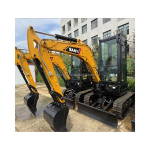 รถขุดขนาดเล็ก SANY SY35U รุ่นใหม่ล่าสุด แบบ Zero Tail Swing พร้อมเกียร์บ็อกซ์ประสิทธิภาพสูง ปั๊ม แบริ่ง สำหรับงานก่อสร้าง รับประกันระยะยาว - Product Image 2