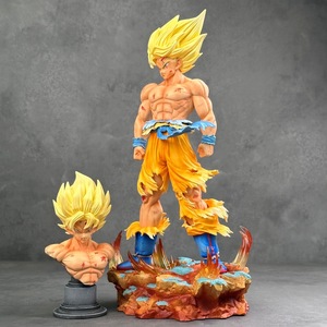 Nouvelle <span class=keywords><strong>figurine</strong></span> d'action <span class=keywords><strong>Dragon</strong></span> <span class=keywords><strong>Ball</strong></span> de 35 cm, <span class=keywords><strong>Super</strong></span> Saiyan, Goku endommagé par le combat, <span class=keywords><strong>figurine</strong></span> d'anime <span class=keywords><strong>Super</strong></span> Saiyan, ornement - Product Image 4