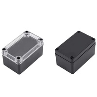 Caja Eléctrica Exterior Negra AG IP67 Impermeable de ABS+PC 250x150x130mm con Tapa Transparente Venta Directa de Fábrica