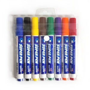 Marcadores de Pizarra Blanca de 8 Colores, Personalizables, Económicos y de Alta Calidad, para Pizarras de Aula, Borrables y de Tinta Seca - Product Image 2
