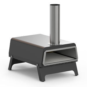 فرن البيتزا الحديث المتقدم ، الغاز والحطب ، مفهوم ثورة فرن البيتزا الأنيق مع النار الغاز والخشب - Product Image 4