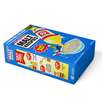 Boîte de papier d'emballage d'aliments surgelés de forme différente d'aliments surgelés personnalisés respectueux de l'environnement propre nouveau Design doublure éponge étanche bleu