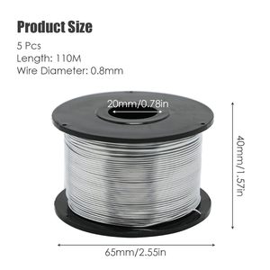 Стальная петля длиной 110 м диаметром 0,8 мм - Product Image 5