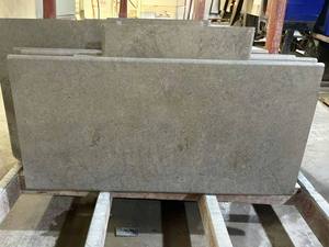 SH STONE Moleanos <span class=keywords><strong>Gascogne</strong></span> <span class=keywords><strong>Bleu</strong></span> Calcaire Piscine Copping Bullnose Bord Bordure Gris Marbre Extérieur Conception Personnalisée Projet - Product Image 4