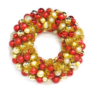 Ghirlande della sfera di natale della decorazione domestica dell'interno di alta qualità 40cm per la decorazione d'attaccatura della porta d'ingresso - Product Image 5