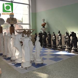 Escultura de <span class=keywords><strong>Ajedrez</strong></span> de piedra occidental decorativa para jardín, <span class=keywords><strong>ajedrez</strong></span> famosos - Product Image 1