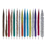 Plumes artificielles de faisan Lady Amherst en gros, 65 cm, garniture de plumes pour costumes de carnaval, accessoires de mode et décoration