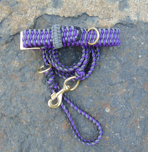 Verstelbare Hond Touw Riem Xxl Nylon Reflector Luxe Design Gevlochten Perro Paracord Kralen Collares De Macrame Hond Riem En Halsband - Product Image 4