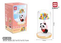 Cadeau de la Saint-Valentin à la mode Nano brique modèle jouets ensembles de blocs de construction Design attrayant ours Panda jouet de dessin animé en plastique