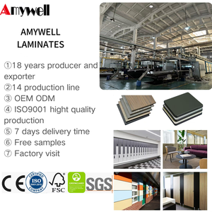 Hiện đại bền vuông HPL nhỏ gọn Laminate bàn ăn cho nhà hoặc hội thảo phong cách cho bất kỳ đồ nội thất phòng ăn - Product Image 6