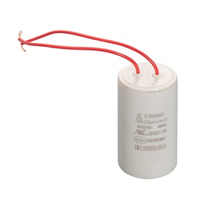 Condensateur de démarrage pour lave-linge <span class=keywords><strong>CBB60</strong></span> 16uF/20uF/35uF/45uF/50uF/<span class=keywords><strong>60uF</strong></span> <span class=keywords><strong>450v</strong></span> - Product Image 1