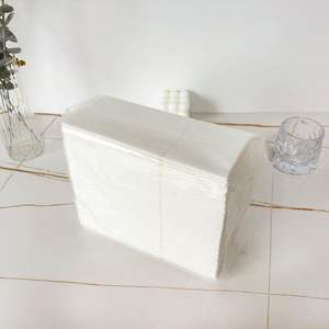 लिनन बनावट एयरनिर्धारित 1 प्लाई पर्यावरण अनुकूल नैपकिन बैग शैली अनुकूलन योग्य आकार डिस्पोजेबल रेस्तरां पेपर नैपकिन - Product Image 6