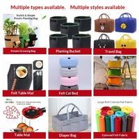 Bolsa de Fieltro Personalizada, Recuerdo de Cumpleaños de un Año, Recuerdo de Ceremonia para Adultos, Regalo Promocional Publicitario, Bolso de Mano Sólido de Gran Capacidad