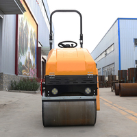 Compacteur routier vibrant hydraulique de 6 tonnes à double tambour et moteur diesel, fourni par l'usine