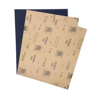 Grain 1200 carbure de silicium latex papier imperméable INDASA papier de verre abrasif feuilles de papier de ponçage fin