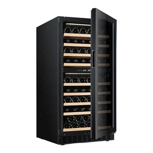 Celldeal — armoire de refroidisseur à vin en acier inoxydable, double Zone, avec réfrigérateur, nouveau Design - Product Image 6