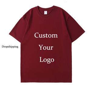 Camisetas 2026 de Alta Calidad, 100% Algodón, Tallas Grandes para Hombre, Camisetas Personalizadas al por Mayor con Impresión de Logotipo - Product Image 4