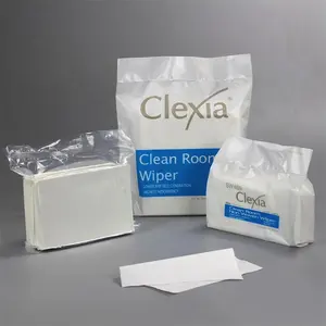 2023 Suzhou China Manufacturer White Flat Sheet Durable Cleanroom Cleaning Cloths Wipers