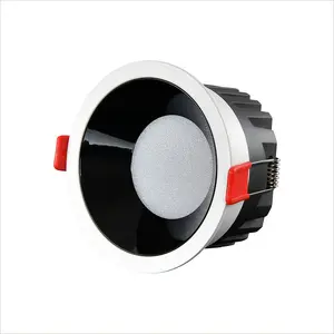 LED COB Downlight 10-15W/2.5-3.5 אינץ/Anti-glare/הבהוב משלוח/ניתן לעמעום/משובץ/אלומיניום/בית תקרת אור