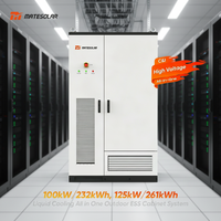 Armoire tout-en-un Mate Solar à refroidissement liquide BESS 100kW/125kW 232kWh/261kWh avec batterie LiFePO4 pour stockage d'énergie et sauvegarde de centre de données