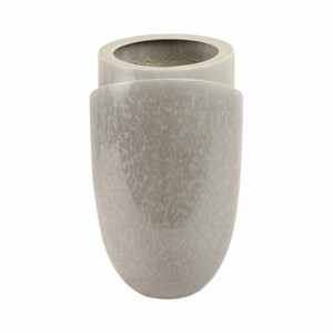 Grande Vaso Ovale in Ceramica con Bordo Stratificato per Soggiorno e Arredamento Casa, Vaso per Fiori per Camera da Letto, Vanità e Cucina - Product Image 5