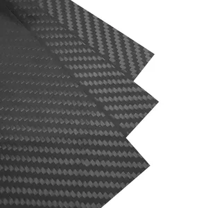 Manufacturer customized 3k twill matte carbon fiber sheet carbon panel plate