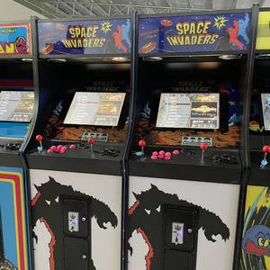 Macchina Arcade in Legno Stile Americano <span class=keywords><strong>con</strong></span> Schermo LCD da 32 Pollici, Funzionamento a Monete, Gioco Street Fighter, <span class=keywords><strong>2</strong></span> <span class=keywords><strong>Giocatori</strong></span>, Spina USA, 32x32cm - Product Image 6