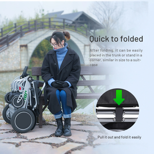 JBH D12 alta calidad 24V Joystick controlador negro cuidado de la salud conveniente aleación de aluminio silla de ruedas sin escobillas rehabilitación - Product Image 5