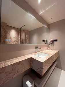 Personnalisé Moderne Marbre Poli Dalle Vitré<span class=keywords><strong>e</strong></span> Mur Sol Dalle De Marbre Naturel Dalle De Marbre Rose - Product Image 2