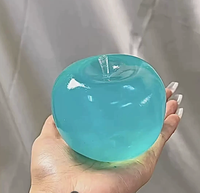 Juguete Sensorial Antiestrés de Malta Suave y Translúcido con Forma de Manzana, de Levantamiento Lento, para Niñas y Niños, 14