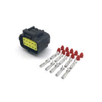 Meilleur faisceau de câbles électriques étanche IP68 en cuivre/PVC série 1.8, adaptateur automobile 1 à 16 broches, connecteur auto mâle/femelle