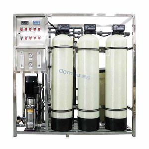 Système de purification d'eau double osmose inverse 250L/H, système de filtration d'eau pure et ultrapure industrielle - Product Image 1