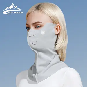 Golovejoy Xtj129 Groothandel Golfmasker Full Face Uv Bescherming Gezicht Ijs Zijde Zonwering Gezicht Cover Nek Gaiter