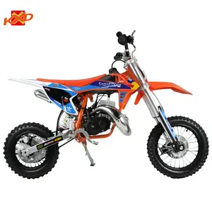 KXD707A-1 mini KTM dirt bike 49CC 2 stroke kick start bensin sepeda motor anak 10 tahun di atas anak ktm sepeda motor desain baru