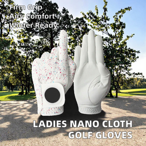Gants de golf respirants en cuir véritable de qualité supérieure pour femmes, antidérapants, accessoires de sport d'hiver - Product Image 2