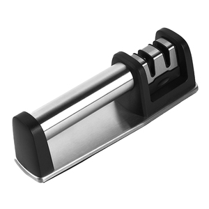Accessoires de cuisine en gros, outil d'affûtage de couteaux 4 en 1, aiguiseur de couteaux manuel en acier inoxydable - Product Image 1