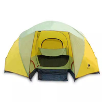 Tente de camping pour 4 à 6 personnes, double couche, imperméable, tente d'extérieur, logo personnalisé, tente familiale résistante au vent