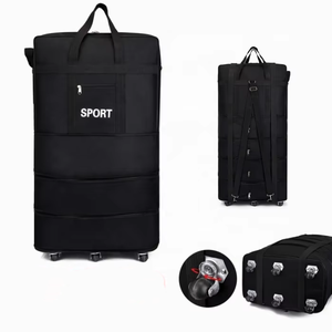 Sac de transport pliable à bas <span class=keywords><strong>prix</strong></span> de 22 et 25 pouces, grande capacité, sac à dos pour homme avec 6 roues - Product Image 1