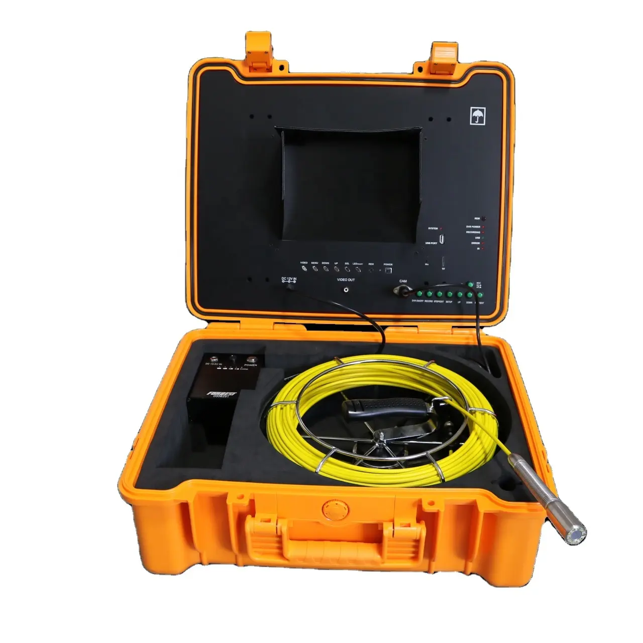 Hot sale Push inspection Camera With Transmitter And Locator 0" LCD Sewer pipe inspection camera