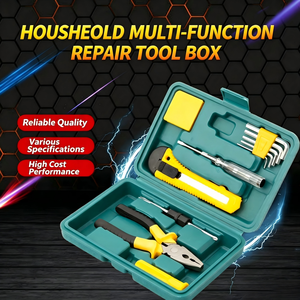Kit d'outils ménagers 12 pièces avec clés hexagonales, tournevis et pinces pour les réparations à domicile - Product Image 3