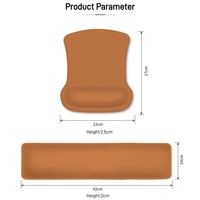 Repose-poignets ergonomique en mousse à mémoire de forme en cuir PU de style anime personnalisé, forme carrée, pour clavier, idéal pour les cadeaux promotionnels de bureau