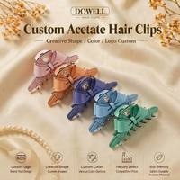Pince à cheveux Dowell de haute qualité avec nœud imprimé floral mignon pour femme, idéale pour mariage et usage quotidien, accessoire de coiffure