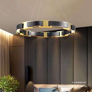Modern Round Chandelier <b>Led</b> <b>Light</b> D600 D800 For Living Room Bedroom Dining Room Designer Lighting Fixture - Product Image 1
