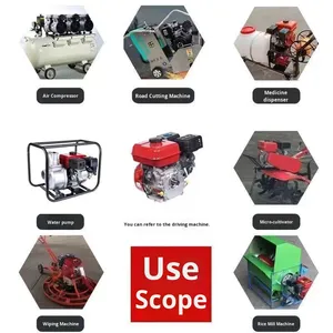 उच्च प्रदर्शन 170f 8.5hp चार स्ट्रोक एयर-कूल्ड सिंगल सिलेंडर पेट्रोल इंजन इलेक्ट्रिक स्टार्ट पावर हेड वाटर पंप छिड़काव - Product Image 3