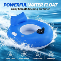 Nouveau flotteur gonflable électrique en PVC, jouet aquatique flottant pour 1 personne, propulsion en PVC, fabricant direct