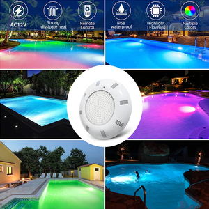 Lampe LED de haute qualité pour piscine, étanche à l'eau salée, RGB blanc, IP68, montage en surface - Product Image 3